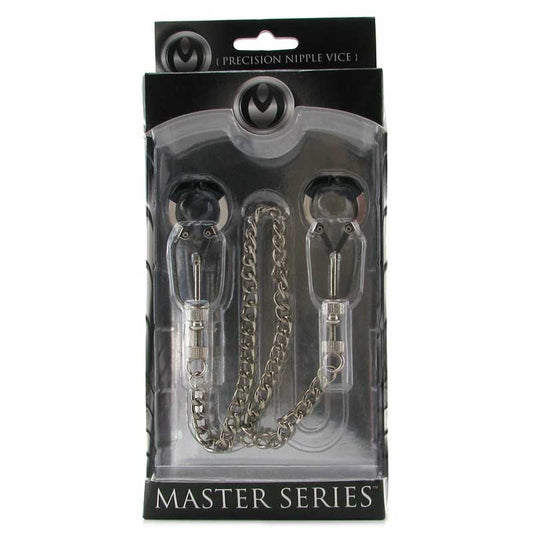 Bauhaus Precision Bondage Nipple Vice Grey - Nipple and Clit Clamps