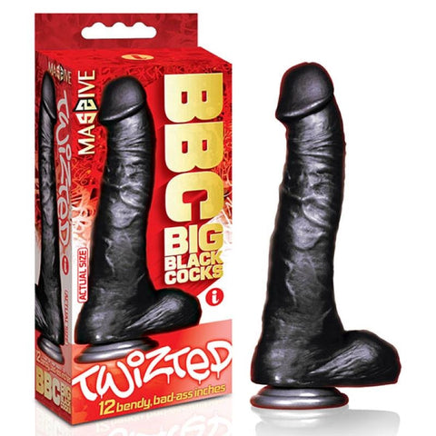 BBC Twizted 12 Inch - Spiraled Shaft for Intense Satisfaction - Realistic Dildos