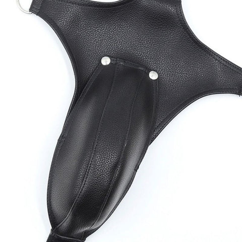 BDSM Open Cock Harness - His Fetish