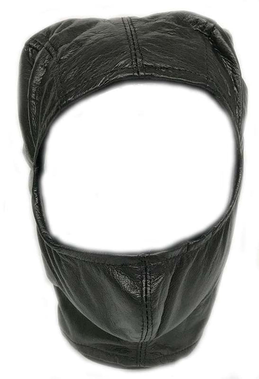 BDSM Open Face Mask Faux Leather - Masks And Blindfolds