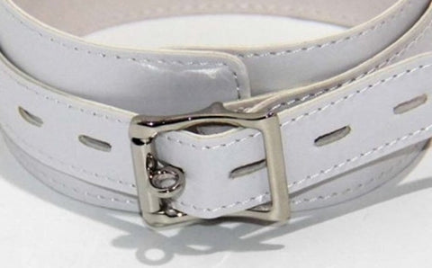 BDStyle Collar Adjustable White Light PVC - Collars and Leads