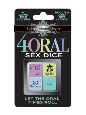 Behind Closed Doors - 4 Oral Sex Dice - Sex Games, Coupons and Tricks