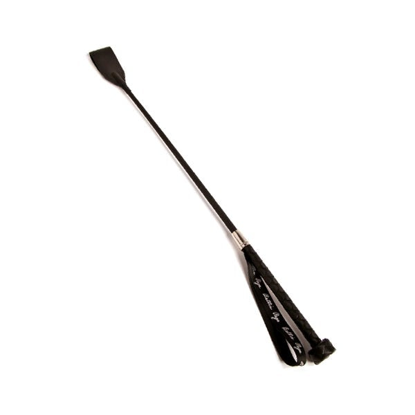 Bettie Page Teasearama Leather Riding Crop Black Whips And Crops