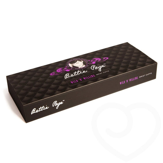 Bettie Page Wild 'n' Willing Wrist Cuffs - Cuffs and Restraints