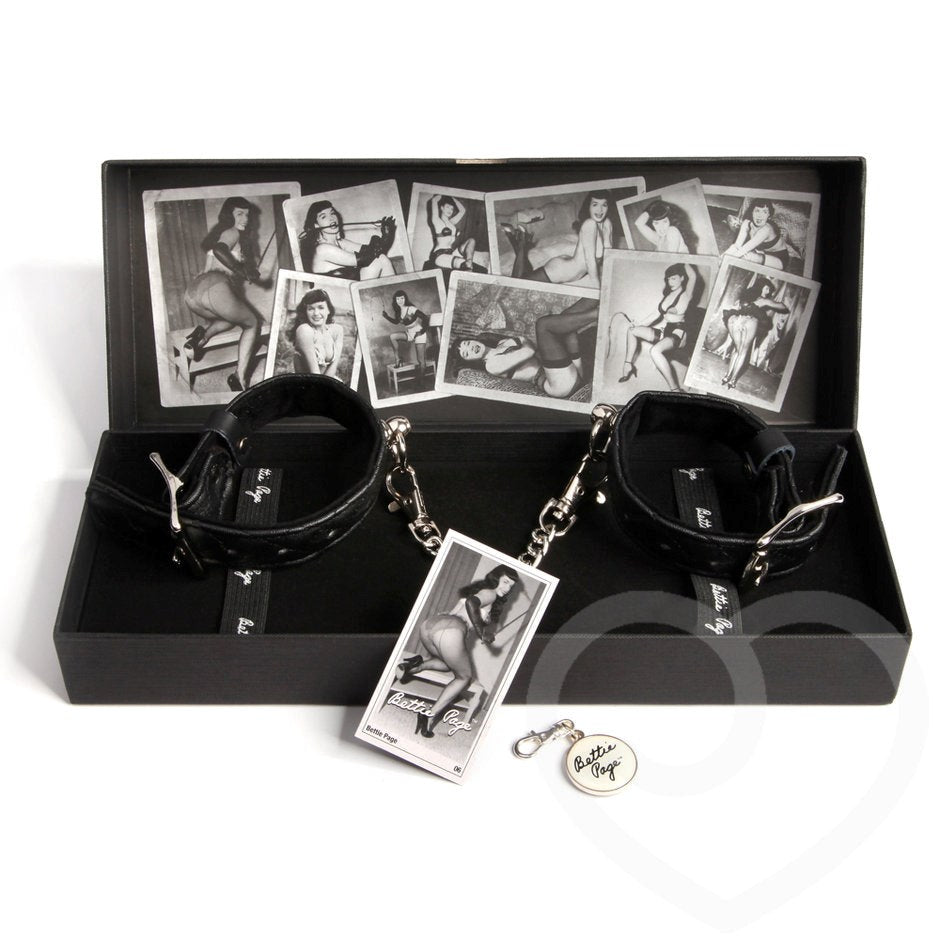 Bettie Page Wild 'n' Willing Wrist Cuffs Cuffs and Restraints