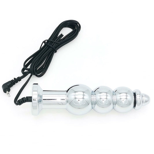 Bipolar Metal Electric Shock Butt Plug - K - Electro Sex