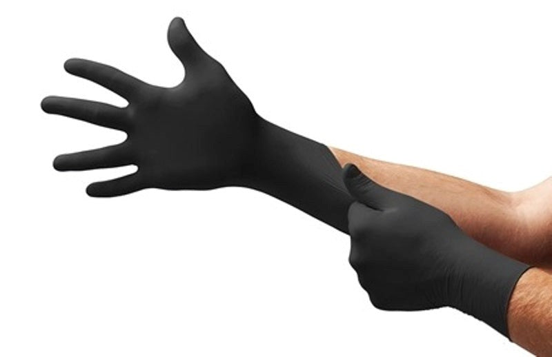 Black Dragon Zero Nitrile Exam Gloves - Medium Dental and Clinical