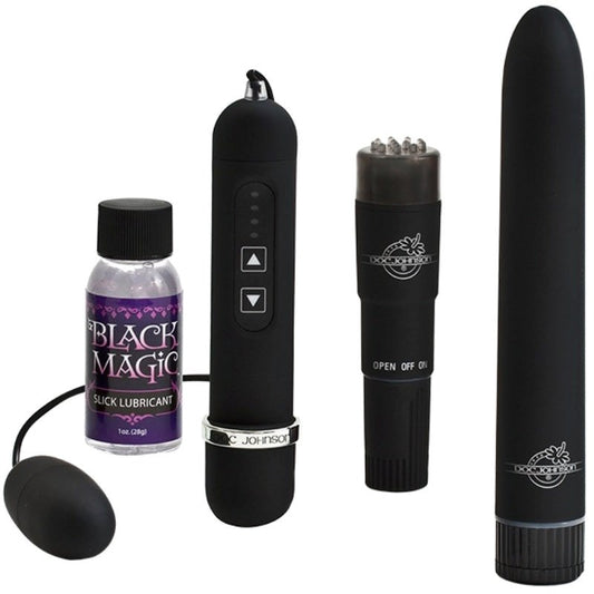 Doc Johnson Black Magic Pleasure Sex Toy Kit - Sex Kits