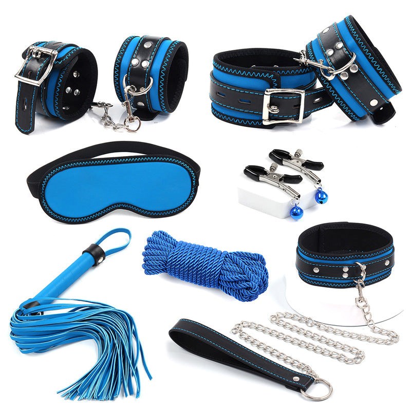 Blue Bondage Kit 7-piece Set Bondage Kits