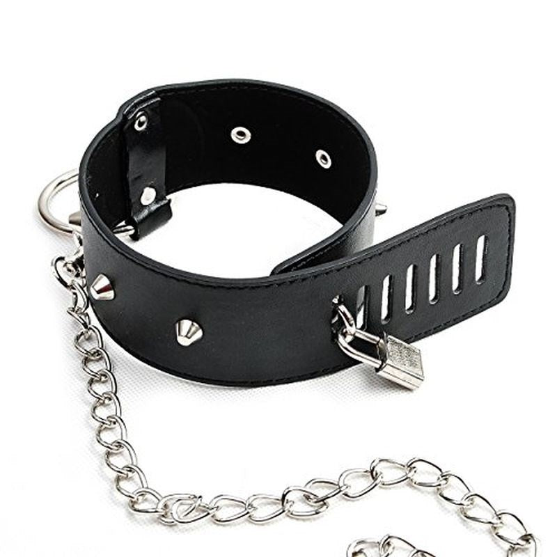 Blunt Spike Bondage Collar with Leash Collars and Leads