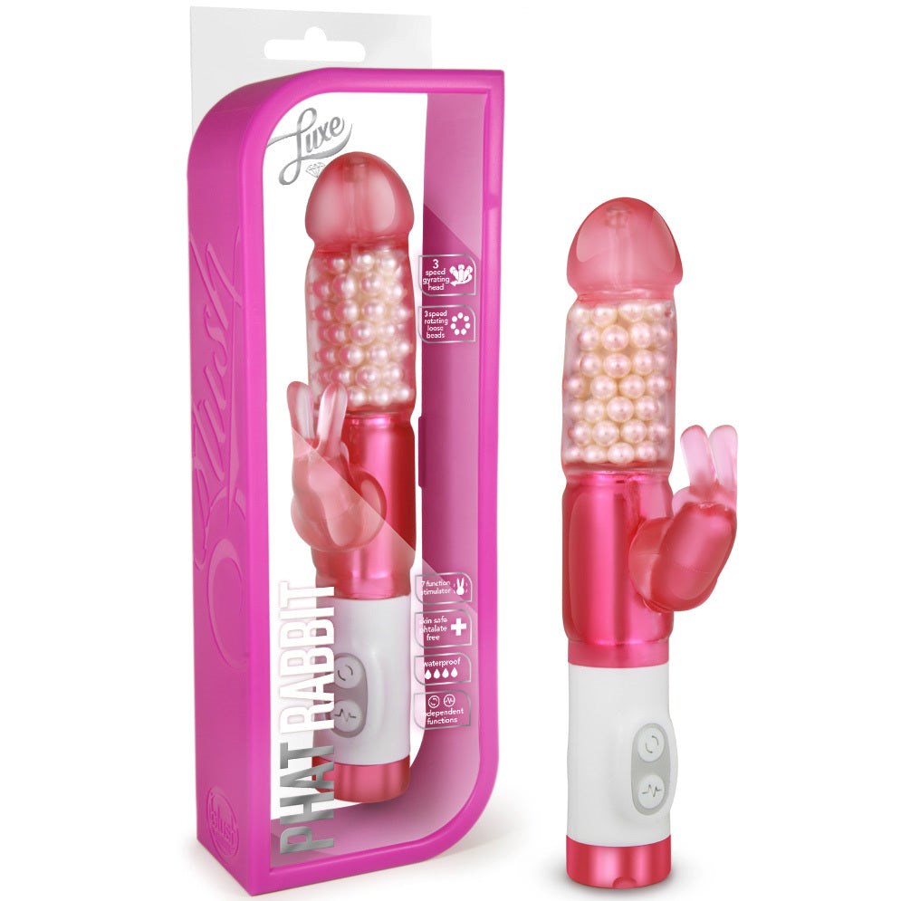 Blush Novelties Luxe Phat Rabbit Pink Rabbit Vibrators