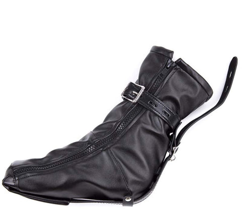 Bondage Booties Faux Leather - Cuffs and Restraints
