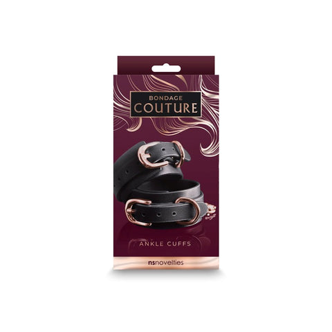 NS Novelties Bondage Couture - Stylish and Secure Ankle Restraints - Cuffs and Restraints