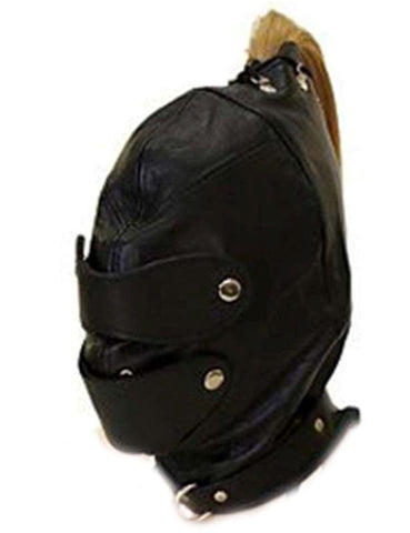 Bondage Hood With Dildo Gag - Bondage Hoods