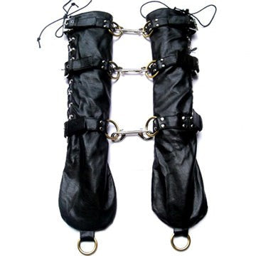 Bondage Leather Opera Gloves Wigs and Gloves