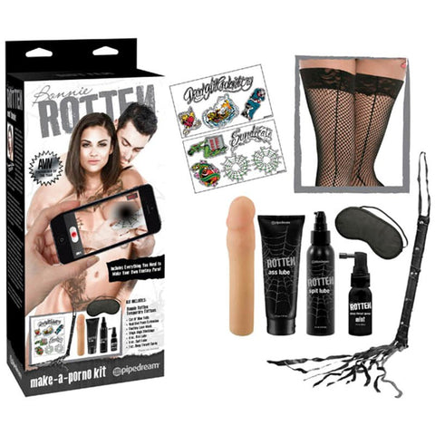 Pipedream Bonnie Rotten Collection Make-A-Porno Sex Kit - Bondage Kits