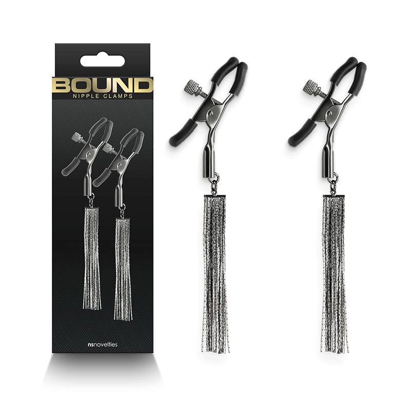 Bound Nipple Clamps - D2 Breast and Nipple Toys