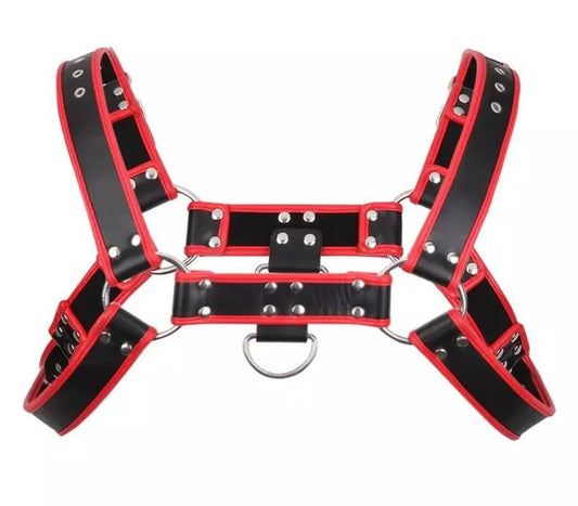 Luxurious Leather BDSM Harness - Elevate Your Sensual Journey - Cuffs and Restraints