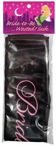 Bride To Be Wasted Sash - Fancy Dress Ups