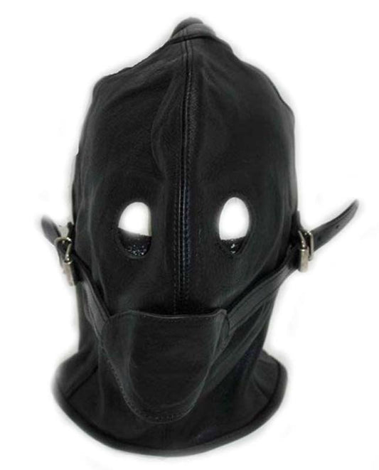 Cafe Bondage Hood with Gag - Bondage Hoods