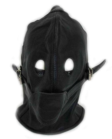 Cafe Bondage Hood with Gag - Bondage Hoods
