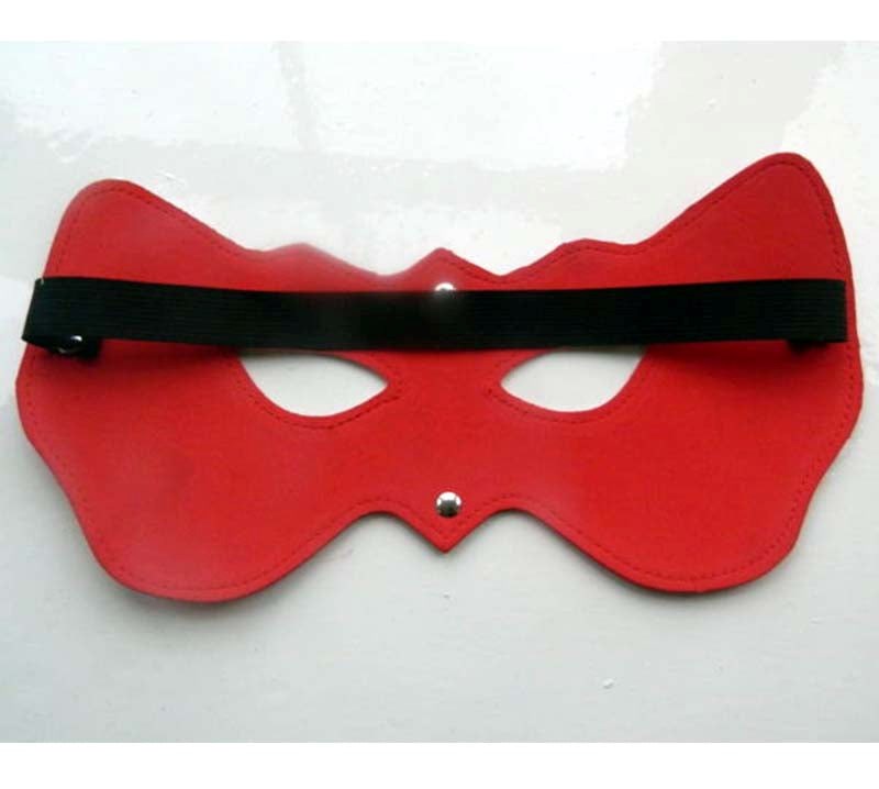 Cat PVC Eye Mask Red Heavy Fancy Dress Ups