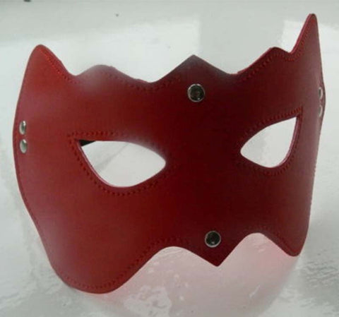 Cat PVC Eye Mask Red Light - Fancy Dress Ups