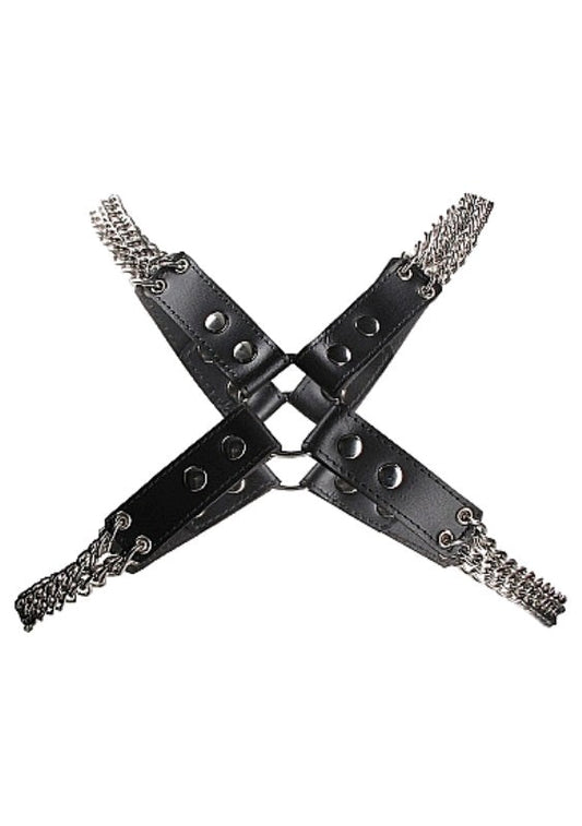 Chain and Chain Harness Black - Cuffs and Restraints
