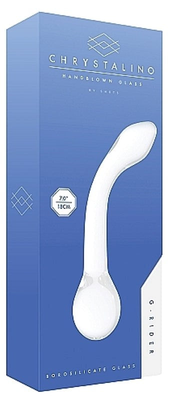 Chrystalino G-Rider White Glass Sex Toys