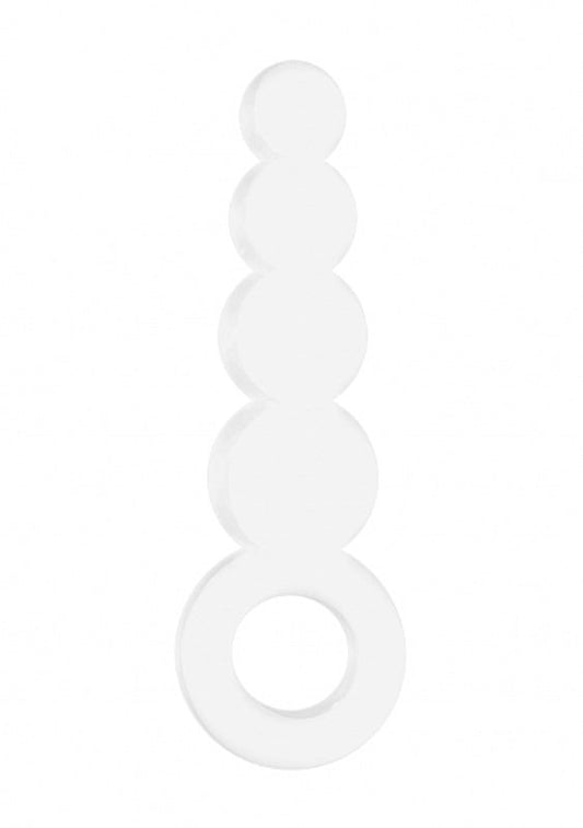 Chrystalino Tickler White - Glass Sex Toys