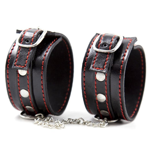 BDStyle Class Single Rivet Adjustable BDSM Cuffs - Cuffs and Restraints