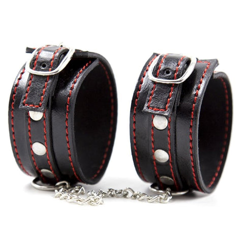 BDStyle Class Single Rivet Adjustable BDSM Cuffs - Cuffs and Restraints