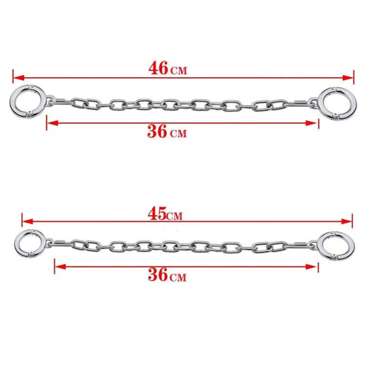 BDStyle Professional-Grade Adjustable Ankle Restraints Steel Sex Toys