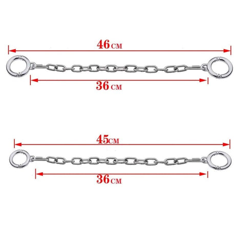 BDStyle Professional-Grade Adjustable Ankle Restraints - Steel Sex Toys