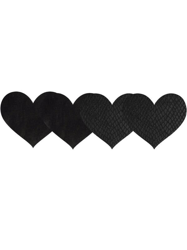 Classic Black Hearts Wigs and Gloves