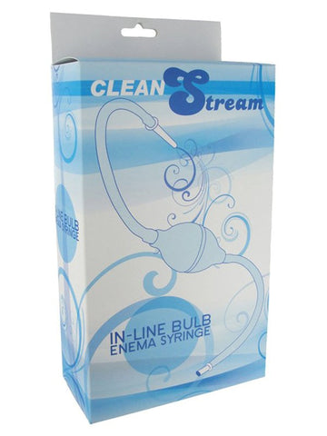 CleanStream InLine Accelerator Enema Bulb Orange - Enemas and Douches
