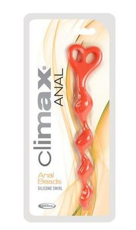 Climax Anal Silicone Anal Beads Swirl - Anal Beads and Balls