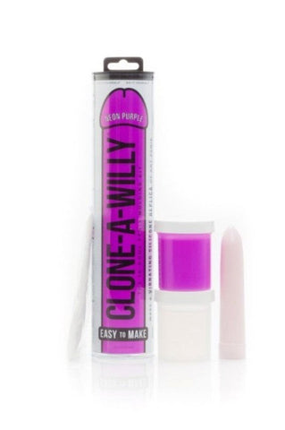Empire Labs' Customizable Neon Purple Pleasure Replica - Moulding Kits