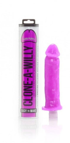Empire Labs' Customizable Neon Purple Pleasure Replica - Moulding Kits