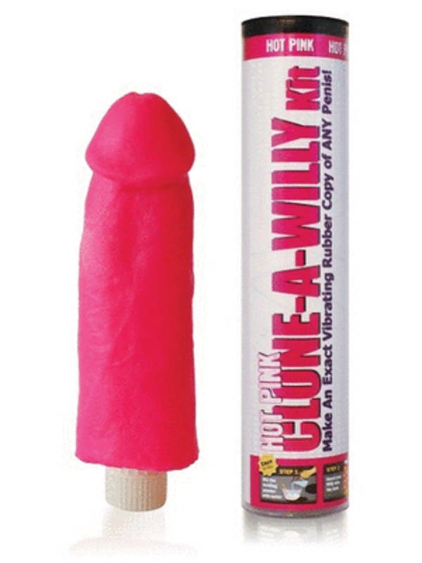 Clone-A-Willy Vibrating Silicone Hot Pink Moulding Kits