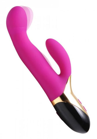 Come Hither Moving G-Spot Rechargable Silicone Vibrator - Rabbit Vibrators