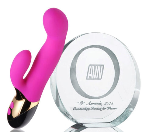 Come Hither Moving G-Spot Rechargable Silicone Vibrator - Rabbit Vibrators