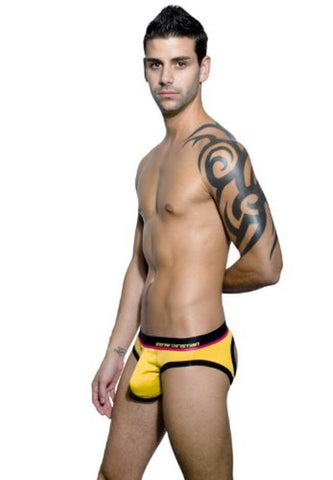Coolflex Air Jock With ShowIt Yellow - Jocks and G-Strings
