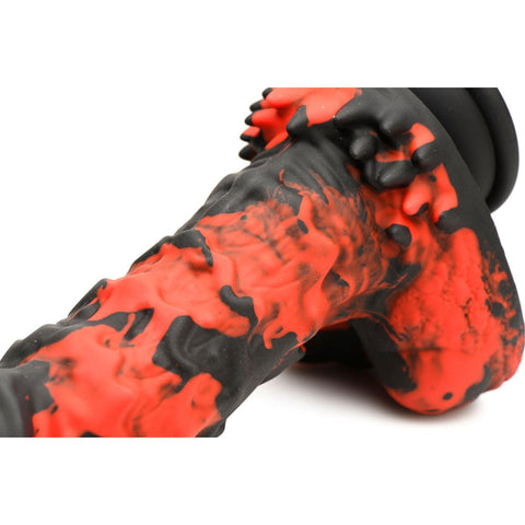 Creature Cocks - Ignite Your Desires with the Fire Demon Dildo - Non-Realistic Dildos