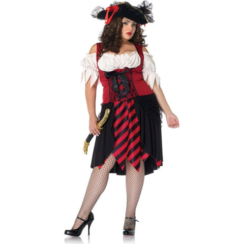 Crimson Pirate Costume - Fancy Dress Ups