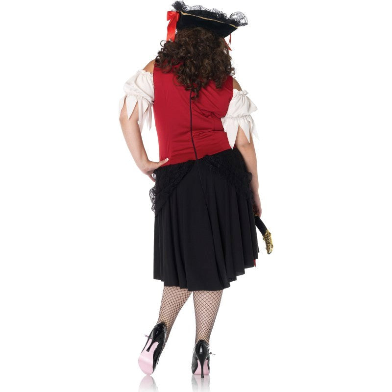 Crimson Pirate Costume Fancy Dress Ups