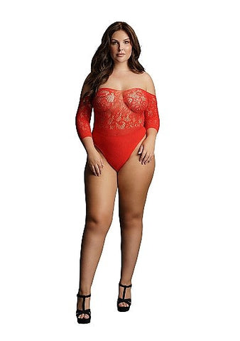 Crotchless Rhinestone Teddy - Babydolls and Chemises