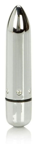 California Exotics Crystal High Intensity Bullet Silver - Bullet Vibrators