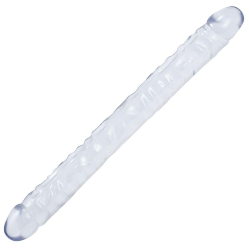 Crystal Jellies 18" Double Dong Clear Realistic Dildos