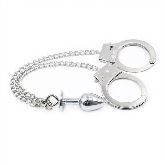 Bondage Bliss - Luxurious Cuffs and Butt Plug Set - Cuffs and Restraints